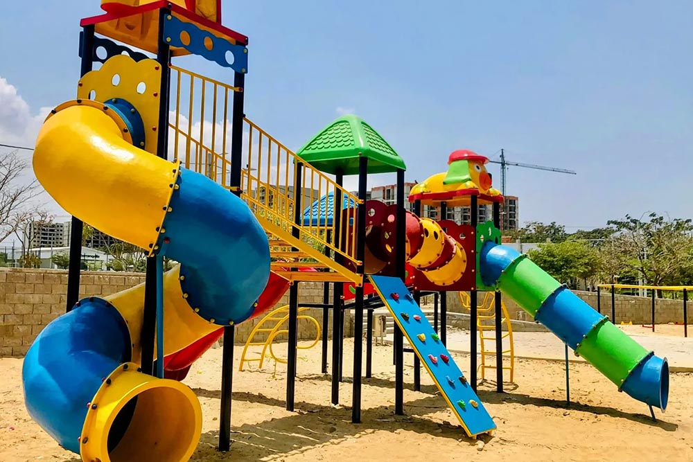 parques infantiles metálicos